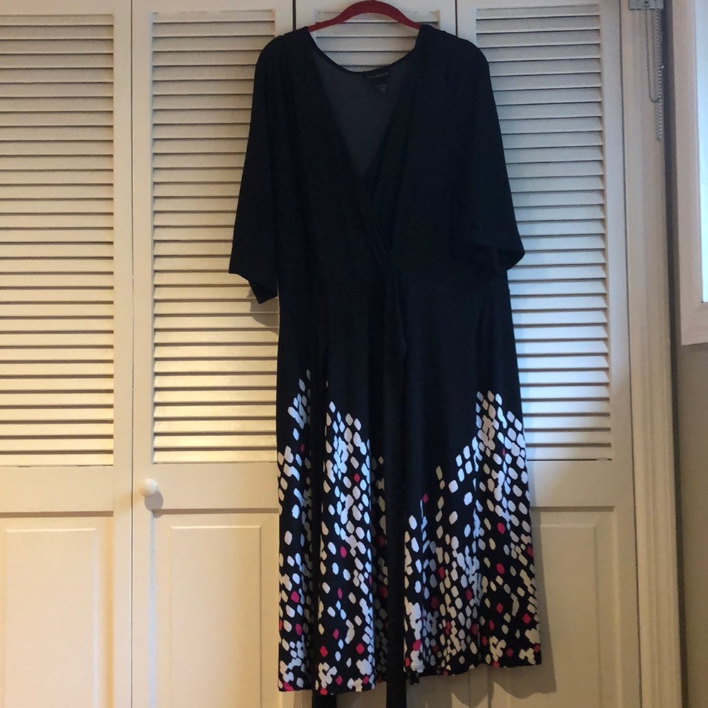 Faux Wrap Dress — very stretchy!